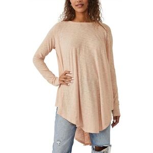 Free People Aria Trapeze Long Sleeve Top
